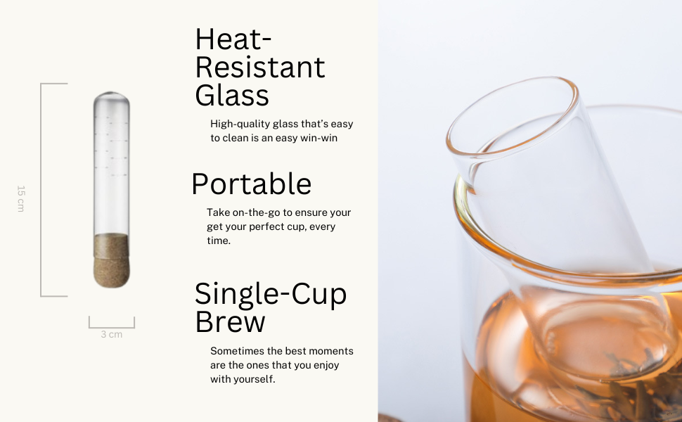 Mini Portable Glass Tea Maker